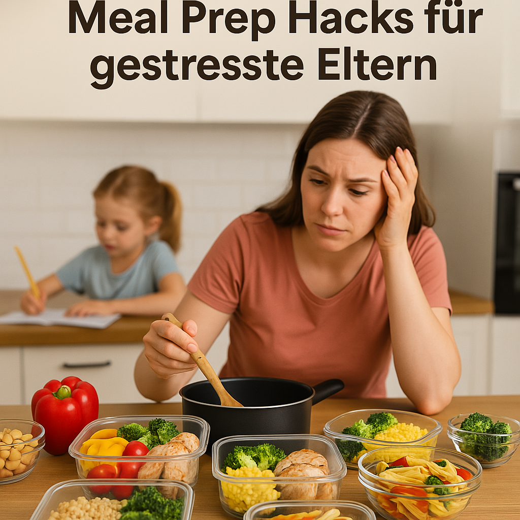 Schluss mit dem Feierabend-Chaos: Meal Prep Hacks für gestresste Eltern