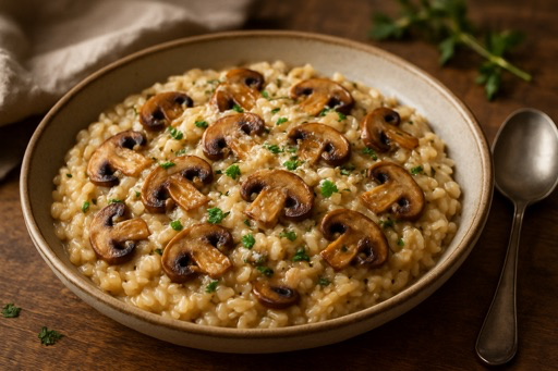 Creamy Mushroom Risotto